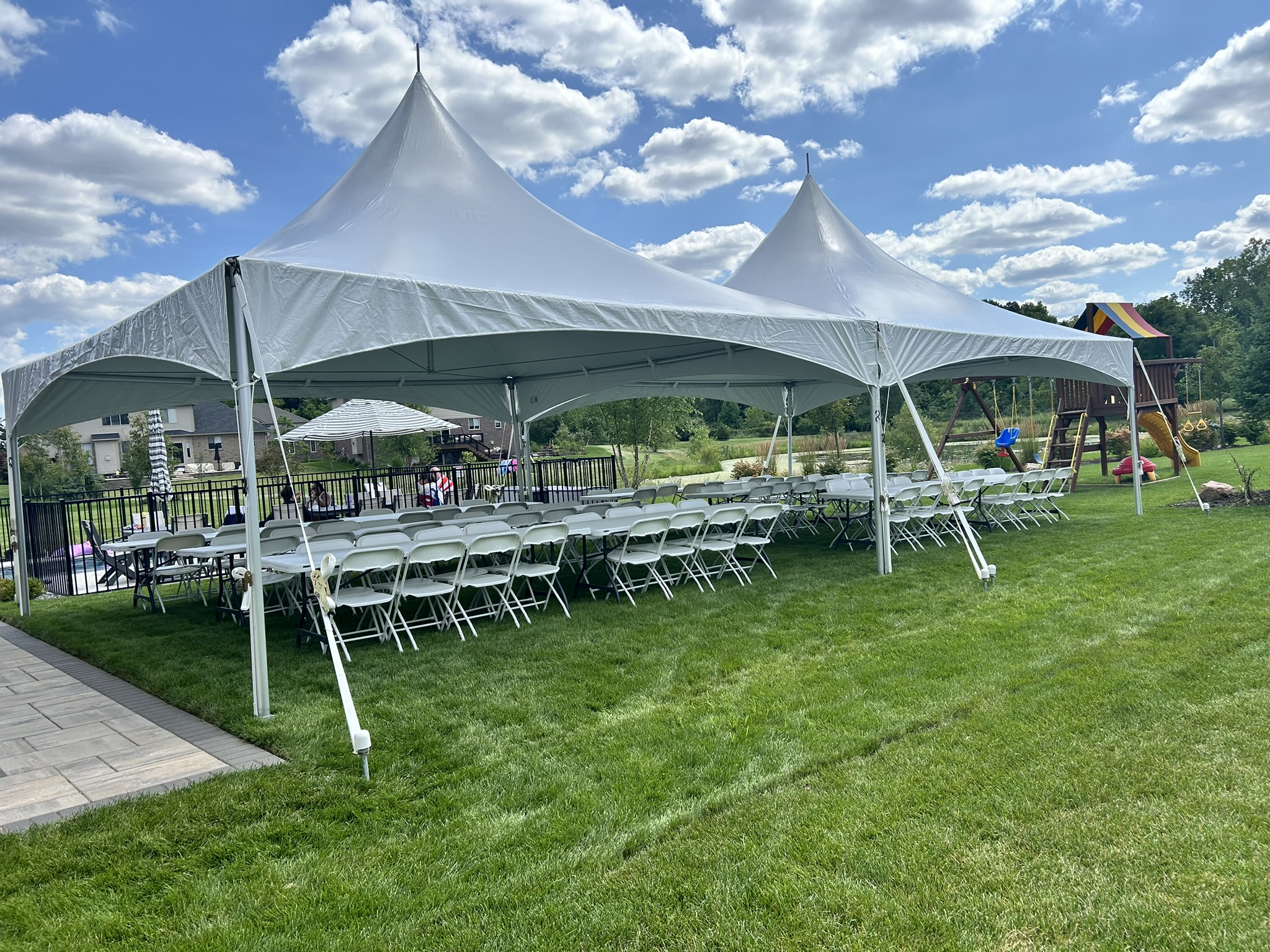Party Tent Setup
